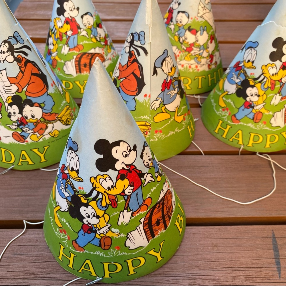 Vintage Disney Party hats